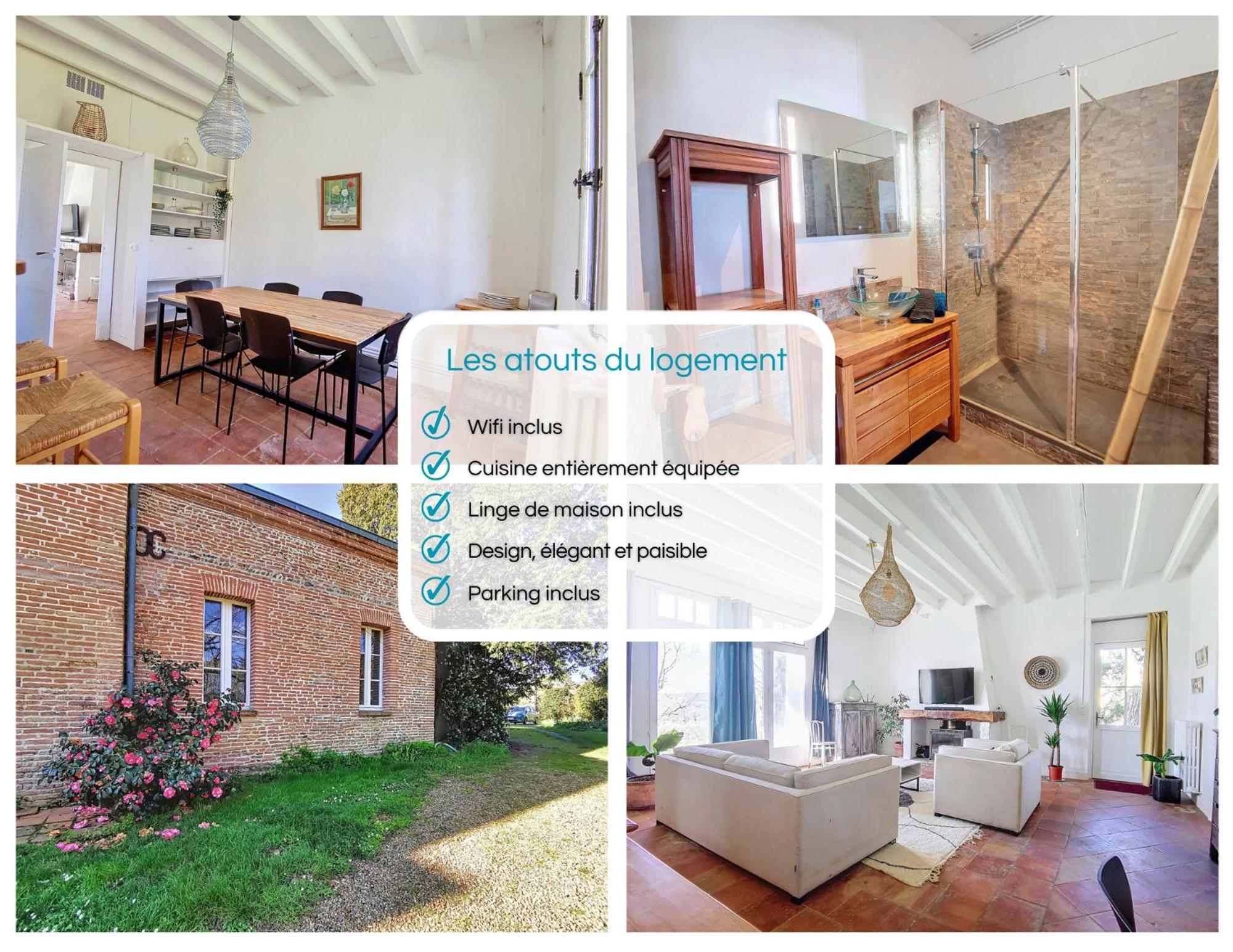 Сasa de vacaciones Le Relais De Fleyres - Authentique Avec Jardin, Parking Et Wifi Toulouse